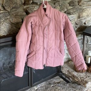Mauve Quilted Jacket- FP Dolman Dupe!